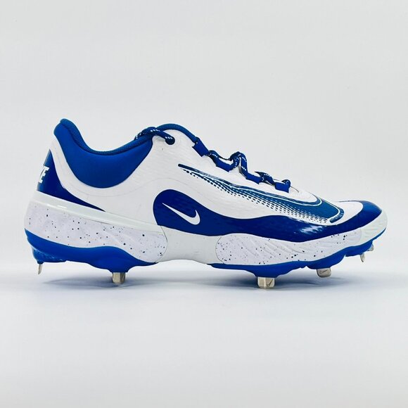 Nike Alpha Huarache Elite 4 Low \'White Royal Blue\' FD2745-108 Baseball size 13 main image 5